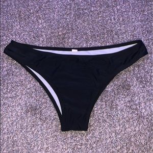 Black swimsuit bottoms